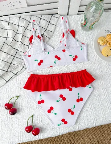 Costum de baie Shein Kids, alb