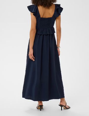 Rochie lunga Kaffe, bleumarin