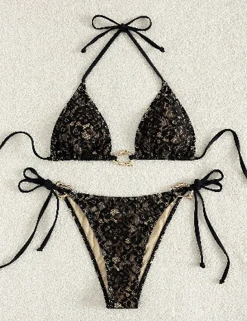 Costum de baie SHEIN, negru