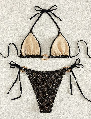 Costum de baie SHEIN, negru