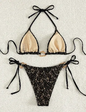 Costum de baie SHEIN, negru