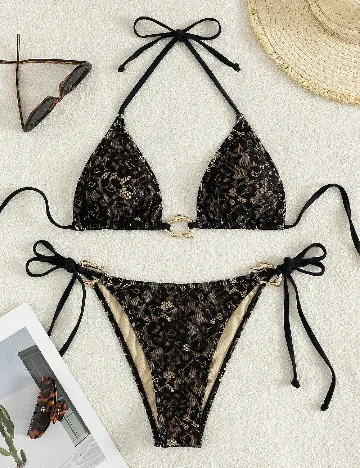 Costum de baie SHEIN, negru
