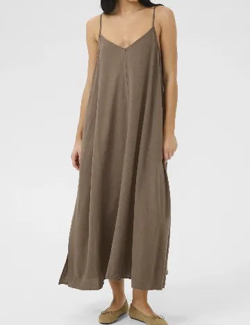 Rochie medie My Essential Wardrobe, maro