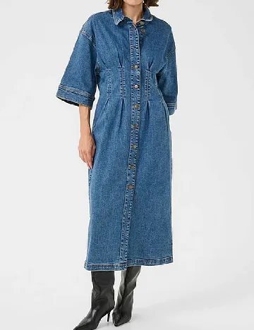Rochie lunga Culture, albastru