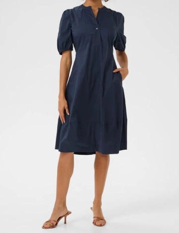 Rochie medie Culture, bleumarin