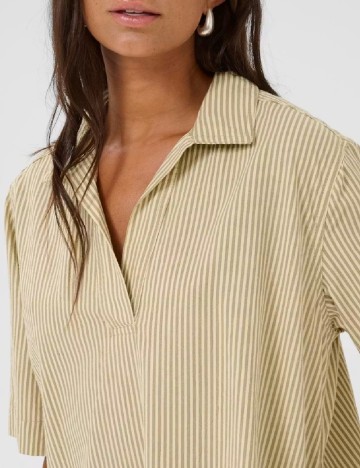 Rochie scurta Kaffe, crem