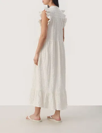 Rochie medie Part Two, ecru