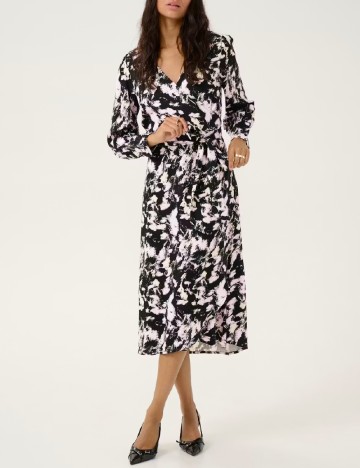 Rochie medie Kaffe, mix culori