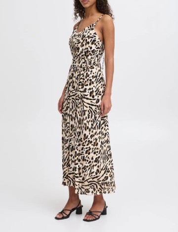 Rochie medie Ichi, animal print