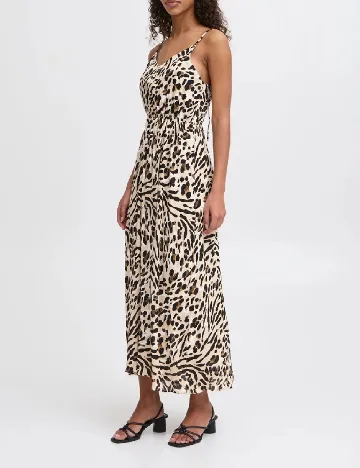 Rochie medie Ichi, animal print