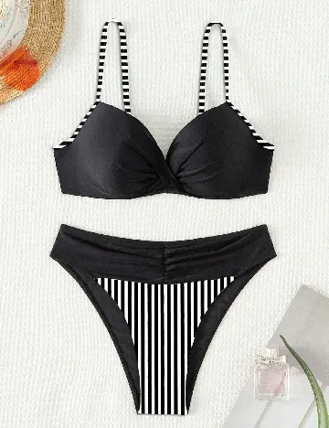 Costum de baie SHEIN, negru