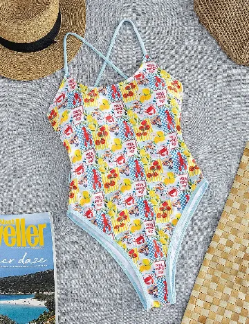 Costum de baie SHEIN, mix culori