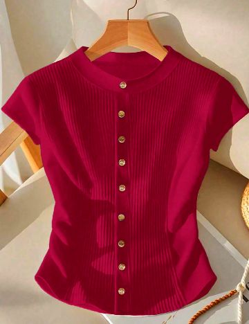 Tricou SHEIN CURVE, rosu