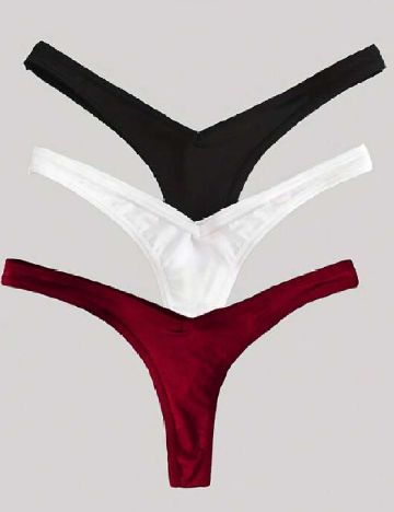 Set chiloti 3 perechi SHEIN, mix culori