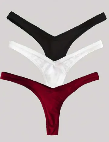 Set chiloti 3 perechi SHEIN, mix culori