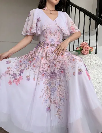 Rochie lunga SHEIN, roz