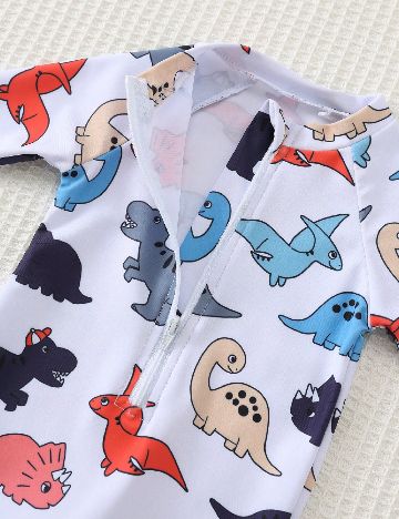 Costum de baie Cozy Pixies, alb