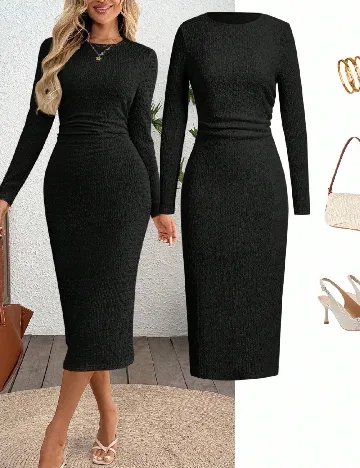 Rochie medie SHEIN, negru