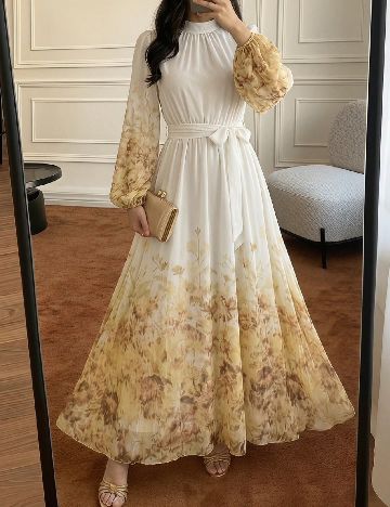 Rochie lunga SHEIN, alb