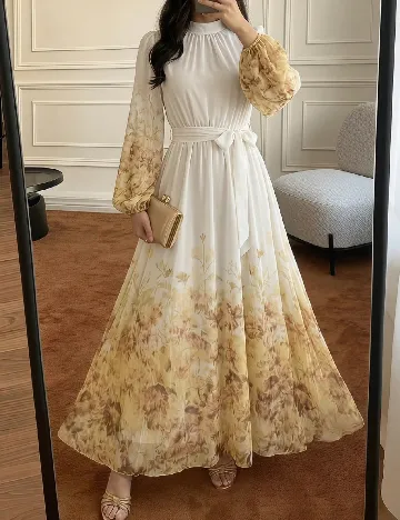 Rochie lunga SHEIN, alb