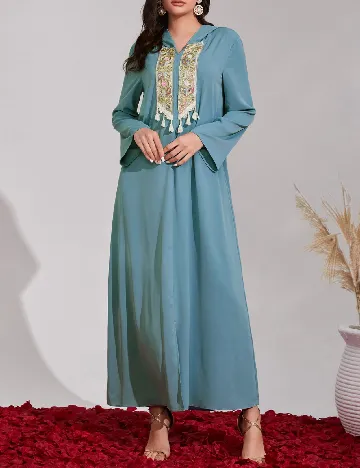 Rochie lunga SHEIN, turcoaz
