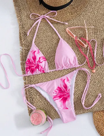 Costum de baie SHEIN, roz