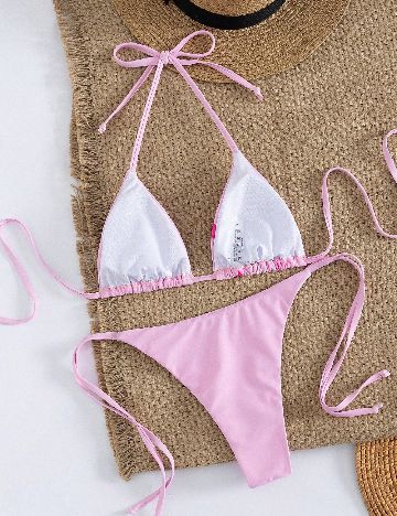 Costum de baie SHEIN, roz