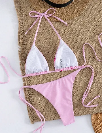 Costum de baie SHEIN, roz