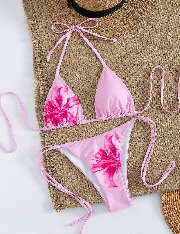 Costum de baie SHEIN, roz