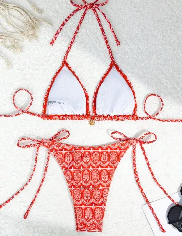Costum de baie SHEIN, rosu