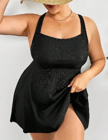 Costum de baie SHEIN CURVE, negru