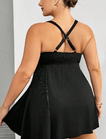 Costum de baie SHEIN CURVE, negru