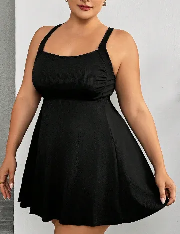 Costum de baie SHEIN CURVE, negru