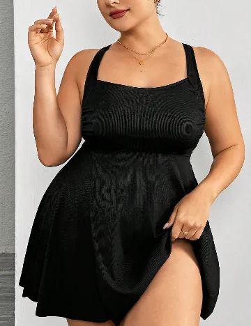 Costum de baie SHEIN CURVE, negru