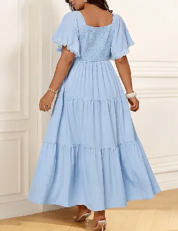 Rochie lunga SHEIN CURVE, albastru