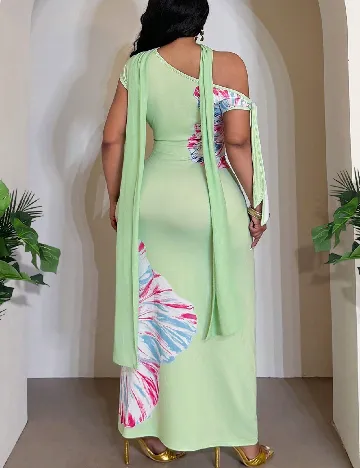 Rochie lunga SHEIN CURVE, mix culori