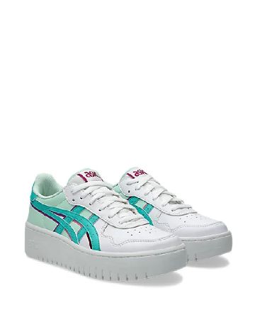Adidasi Asics, alb/verde