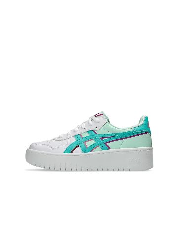 Adidasi Asics, alb/verde