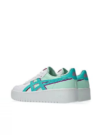 Adidasi Asics, alb/verde