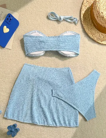 Costum de baie SHEIN, albastru