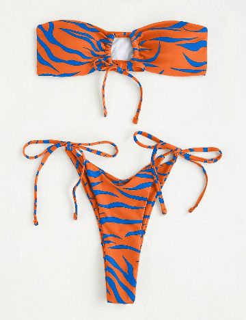 Costum de baie SHEIN, portocaliu