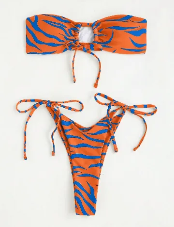 Costum de baie SHEIN, portocaliu