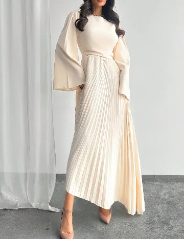 Rochie lunga SHEIN, crem