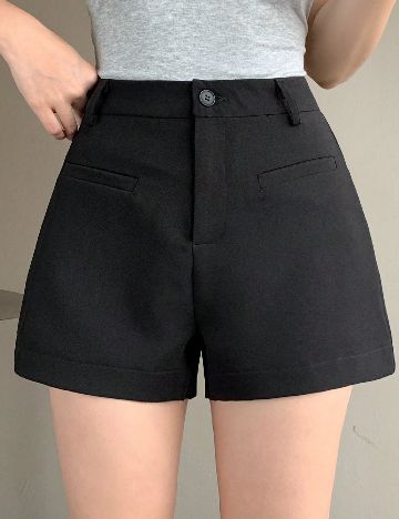 Pantaloni scurti Dazy, negru