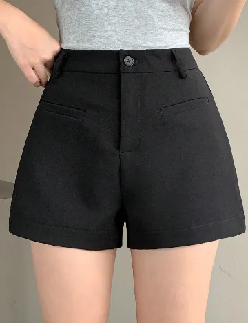 Pantaloni scurti Dazy, negru