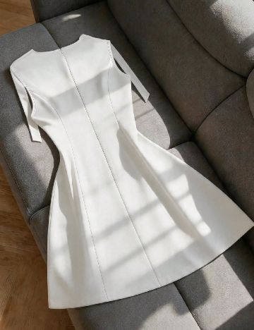 Rochie scurta SHEIN, alb