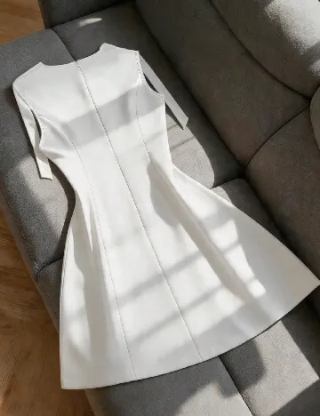 Rochie scurta SHEIN, alb