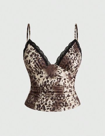Maiou Romwe Plus Size, animal print
