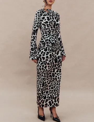 Rochie lunga SHEIN, animal print