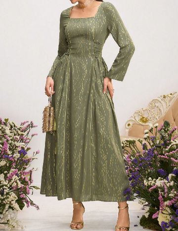 Rochie lunga SHEIN, verde
